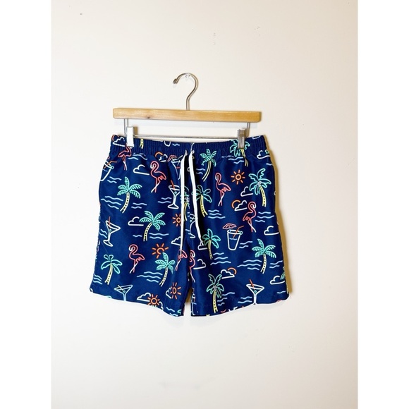 Chubbies Neon Lights Print Swim Shorts M - Picture 6 of 8
